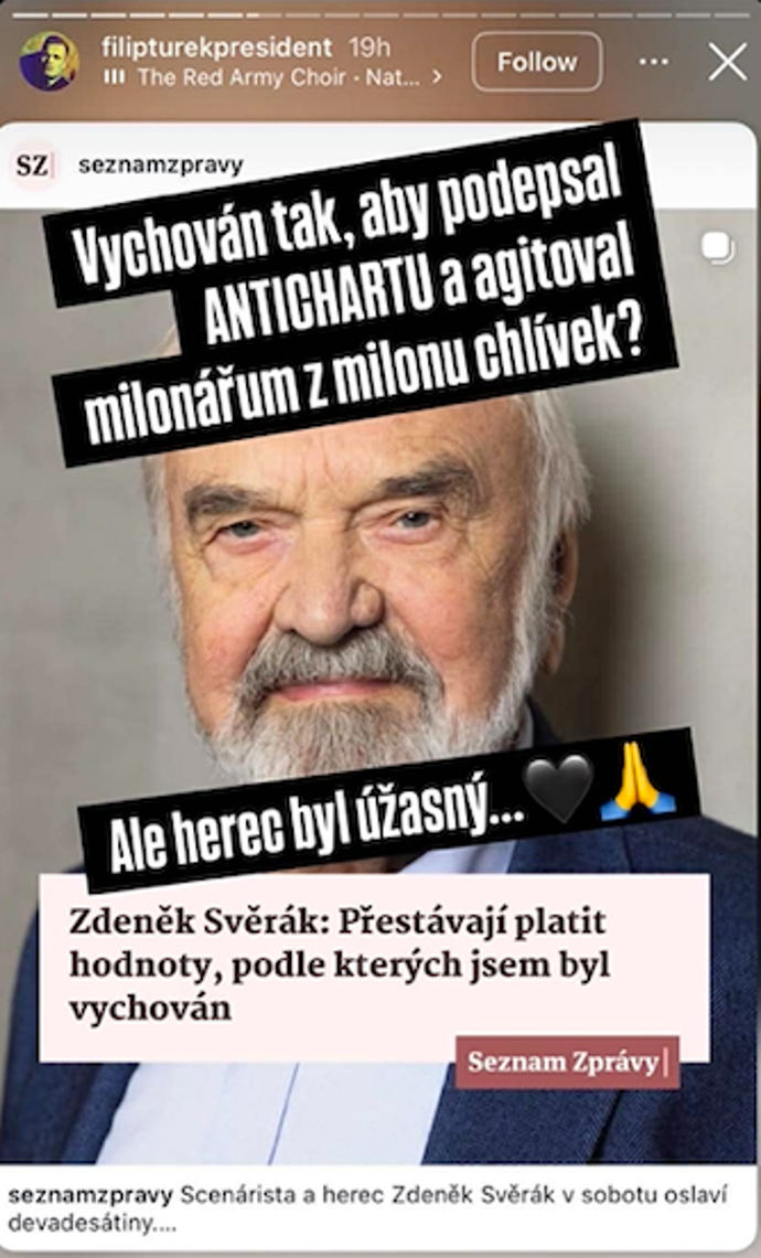 FOTO: Filip turek opět budí kontroverze. – stránka 14