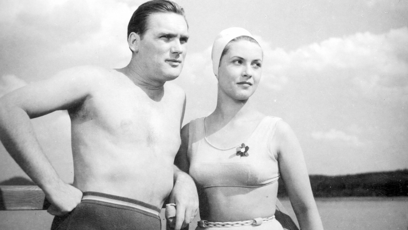 FOTO: František Dibarbora a Stanislava Seimlová ve filmu Dovolená s Andělem.