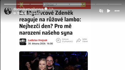 FOTO: Dominiku rozčílilo Zdeňkovo vyjádření do médií.