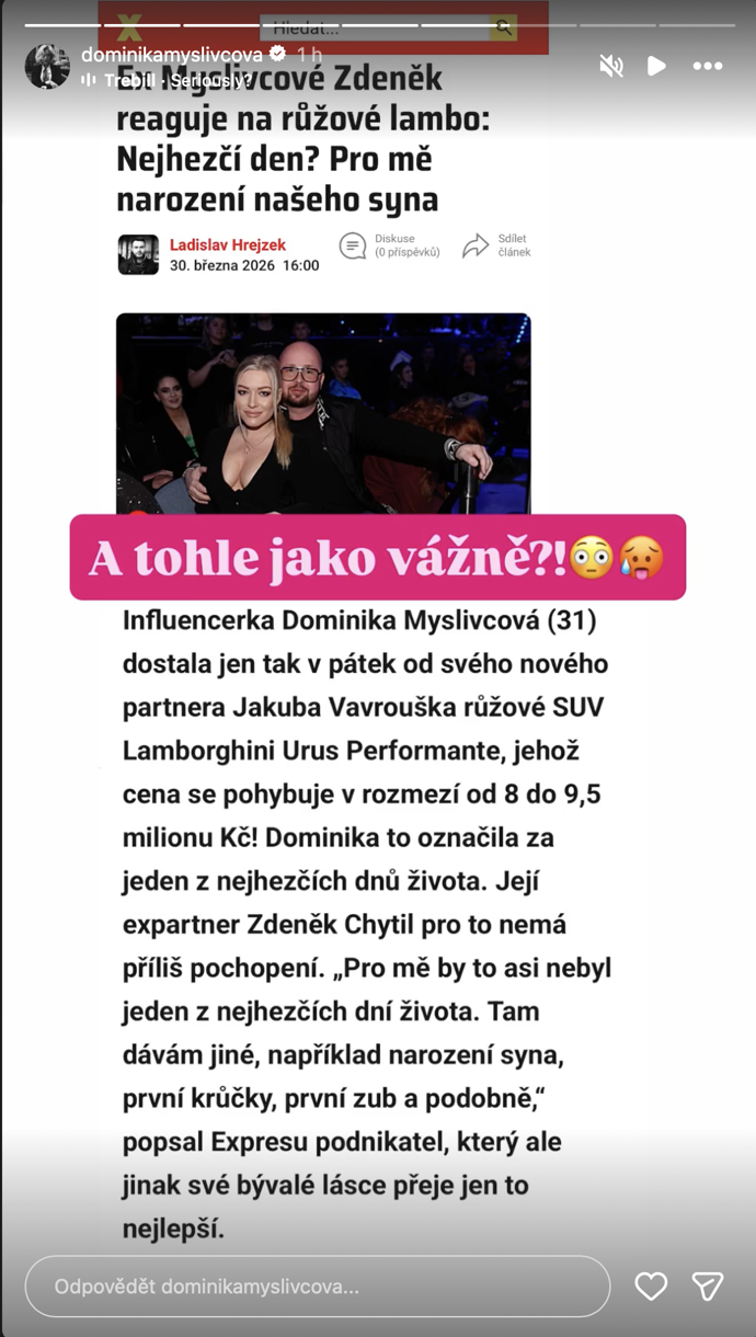 FOTO: Dominiku rozčílilo Zdeňkovo vyjádření do médií. – stránka 2