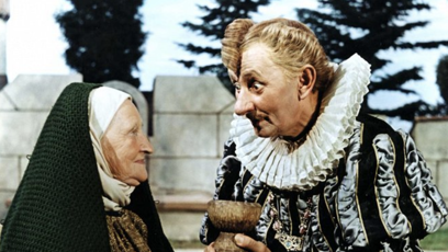 FOTO: Terezie Brzková a Vlasta Burian v pohádce Byl jednou jeden král.