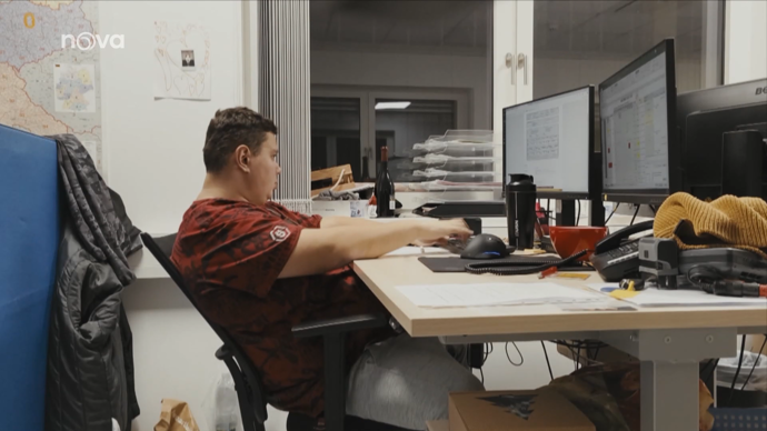 FOTO: Jakub v práci. – stránka 39