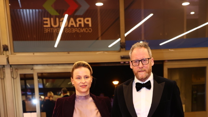 FOTO: Kryštof Mucha s manželkou na Českém lvu.