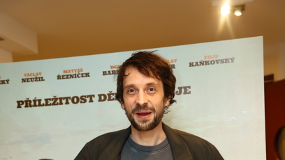 FOTO: Matyáš Kaňkovský na představení filmu Poberta.