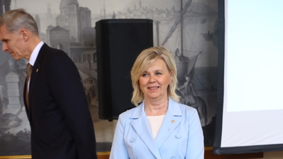 FOTO: Eva Pavlová na Hradě nechyběla.