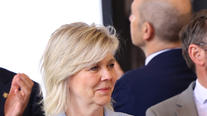 FOTO: První dáma Eva Pavlová oblékla modré sako.