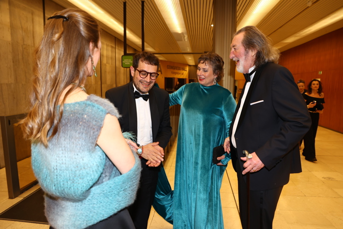 FOTO: Anna Polívková s manželem, otcem a jeho ženou.