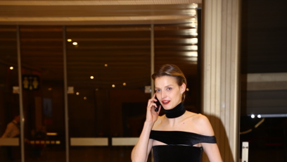 FOTO: Simona Lewandowská měla dobrou náladu.