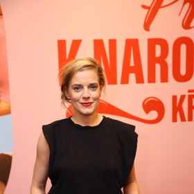 Sandra Černodrinská na premiéře filmu Přání k narozeninám: Křtiny. 