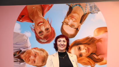 FOTO: Simona Babčáková rozdávala úsměvy.