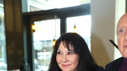 FOTO: Dáda Patrasová měla dobrou náladu.