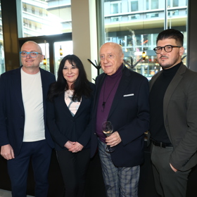 Dagmar Patrasová a Felix Slováček na křtu videoklipu. 