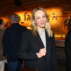 Petra Hřebíčková na premiéře série Pád domu Kollerů. 