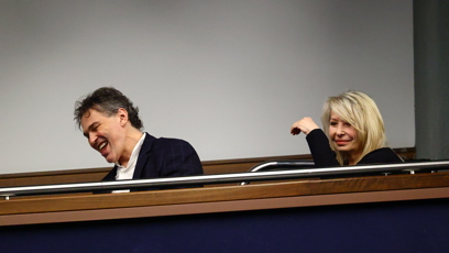 FOTO: Jaromír Jágr měl dobrou náladu.