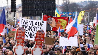 FOTO: Demonstrace na Letné.