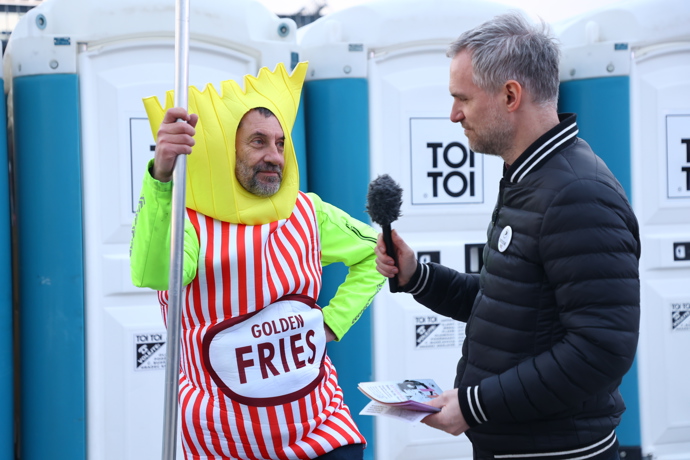 FOTO: Zdeněk Hřib na demonstraci Milionu chvilek.