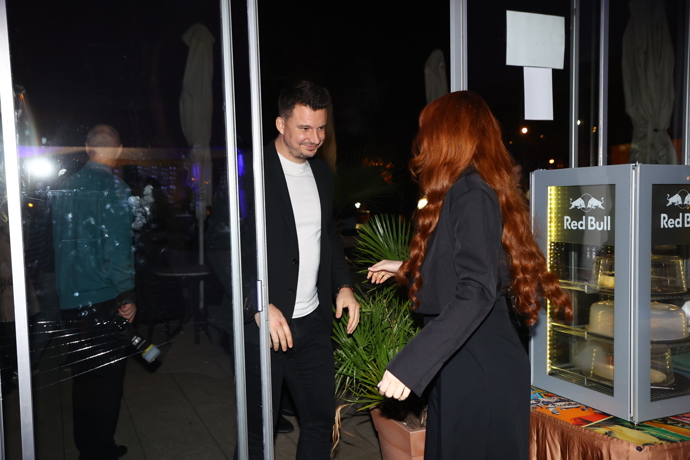 FOTO: Karel Kašák s Kateřinou Bláhovou.