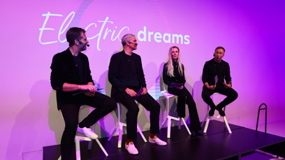 FOTO: Zástupci společnosti Philip Morris International: Fabio Costa, Alina Igritskaya,  Oggie Kapetanovic  nabídli pohled do zákulisí inovací a motivací, které ženou společnost kupředu.