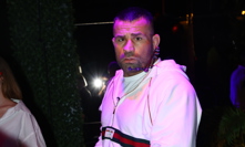 MMA zápasník Karlos Vémola přišel na křest knihy Andrey Verešové.