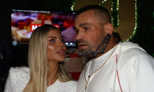 Lela Ceterová a Karlos Vémola na křtu kalendáře Andrey Verešové.