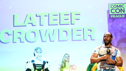 FOTO: Herec Michael Winslow na Comic-Conu.