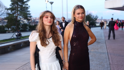 FOTO: Maya Kintera a Kateřina Falbrová na Českém lvu.