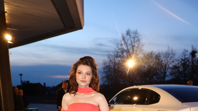 FOTO: Sophia Šporclová v šatech od návrhářky Martiny Pipkové Loudové