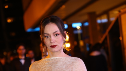 FOTO: Herečka Beáta Kaňoková vynesla odvážné šaty.