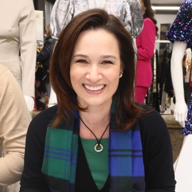 Klára Doležalová při autogramiádě.