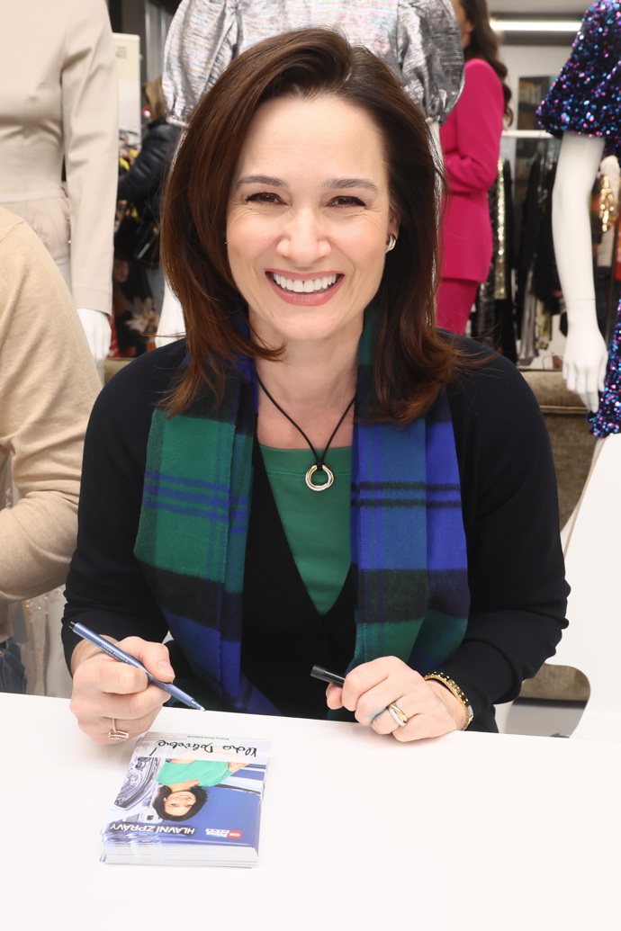 FOTO: Klára Doležalová při autogramiádě.