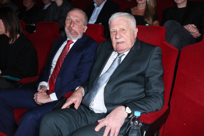 FOTO: Bývalý prezident Václav Klaus se svým synem Václavem Klausem ml.