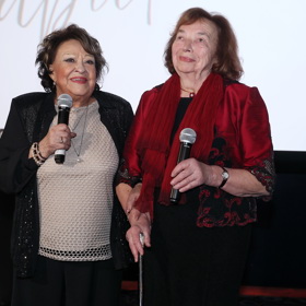 Jiřina Bohdalová s Livií Klausovou.