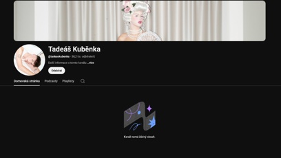 FOTO: Ani na platformě YouTube už fanoušci nenajdou žádná jeho dřívější videa.