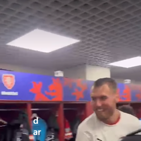 V šatně národního týmu bylo veselo.