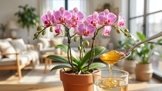 Poupata orchideje už vám nikdy neuschnou dřív, než se stačí rozvinout: Tato včelí injekce v jedné lžičce vymaže únavu rostliny a okamžitě spustí záplavu květů