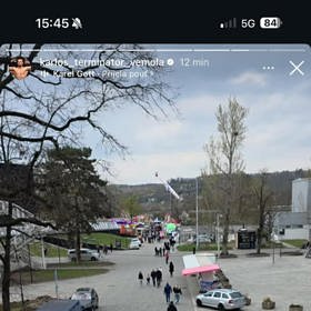 Karlos Vémola vzal děti na Matějskou pouť. 