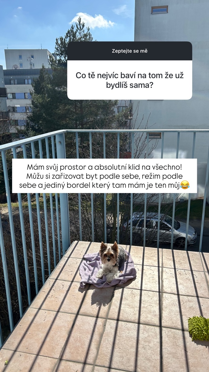 FOTO: Natálie si aktuálně užívá bydlení sama. – stránka 15