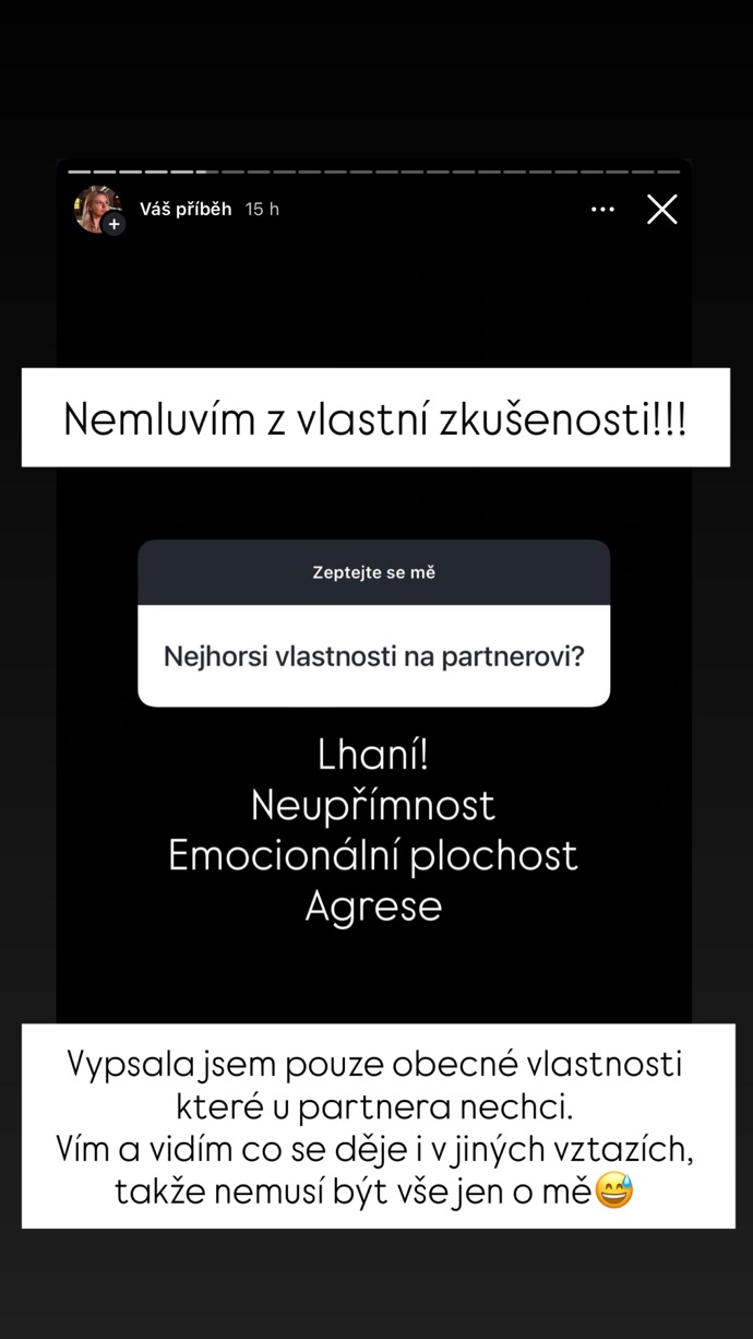 FOTO: Ve svých odpovědích vyjmenovala nejhorší vlastnosti na partnerech. – stránka 13