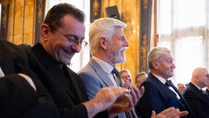 FOTO: Ondřej Vetchý byl z ceny dojatý.