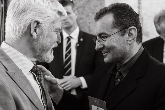 FOTO: Ondřej Vetchý získal Cenu Arnošta Lustiga.