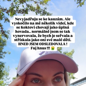 Natálie se k videu vyjádřila na svém Instagramu.