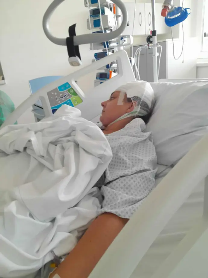 FOTO: Maminka Viki po operaci nádoru na mozku. – stránka 7