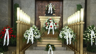 FOTO: Pohřeb Václava Hybše.