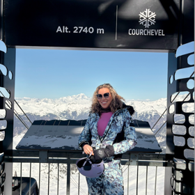 Zuzana navštívila známé lyžařské letovisko Courchevel.
