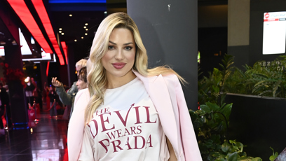 FOTO: Moderátorka Eva Perkausová  na premiéře Ďábel nosí Pradu 2.