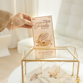 Zlatá perla nejen garantuje výhru ve výši 400 Kč, ale díky elegantnímu designu se skvěle hodí jako svatební dar novomanželům.