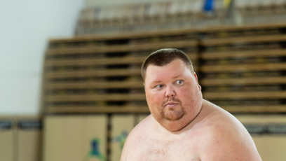 FOTO: Luděk během vážení.