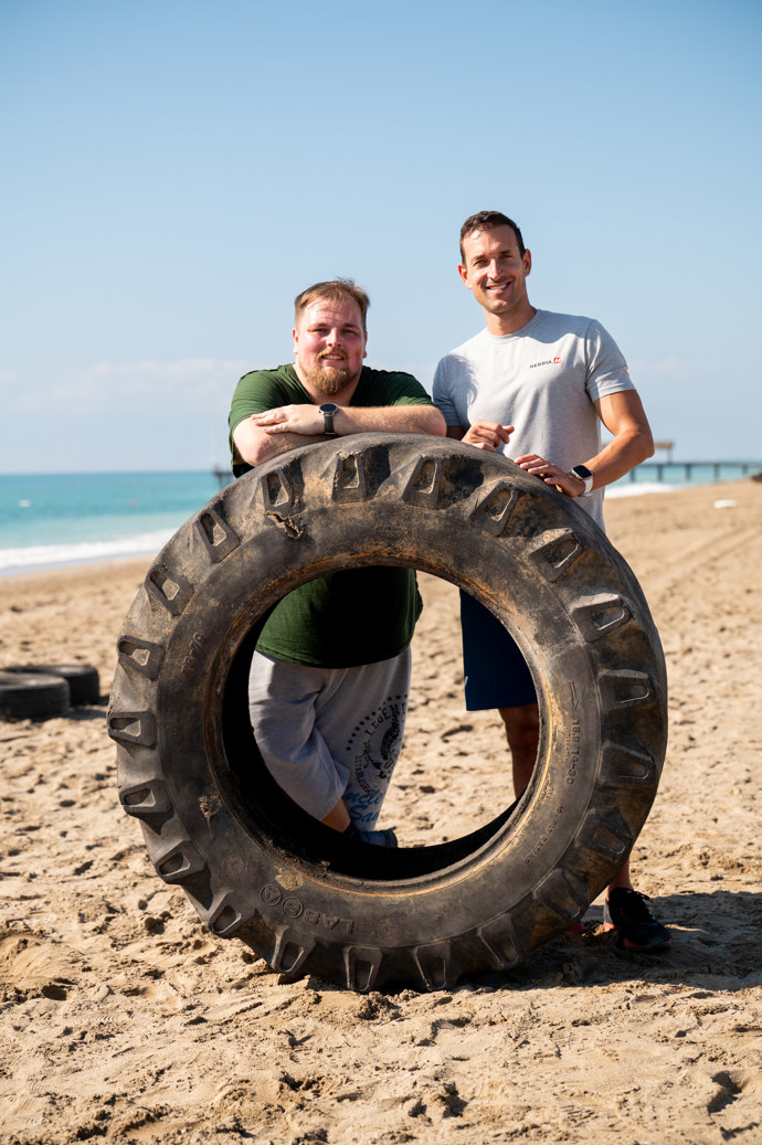 FOTO: Matěj s trenérem Martinem Košťálem. – stránka 1