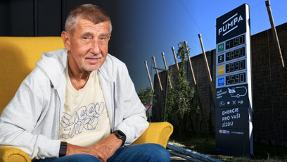 FOTO: Andrej Babiš na své Pumpě zlevnil.