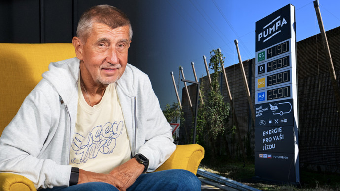 FOTO: Andrej Babiš na své Pumpě zlevnil. – stránka 35